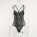 Hot spring and summer new women's sexy lace lace stitching sexy one-piece suit