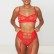 2021 new European and American women's fake 3-piece lace sexy suit 14585