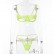 New sexy hollow sexy women's lace without steel ring gathered split suit