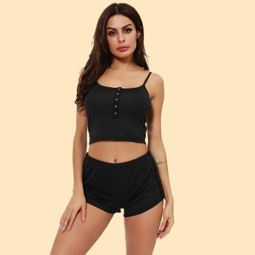 Hot new sexy sling wrapped chest pajamas suit sports can be worn out in stock