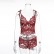 Women's sexy lace flower bandage sexy suit