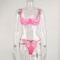 New sexy hollow sexy women's lace without steel ring gathered split suit