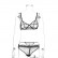 Explosive European and American summer new hot-selling lace and eyelash underwear set