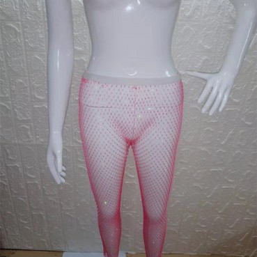 European and American hot-selling high-quality women's trousers with metallic sequins and diamonds