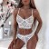 Hot sale spring and summer new women's sexy lace lace stitching sexy underwear suit