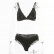 Women's new gold velvet stitching lace casual sexy underwear suit split suit