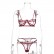 European and American hot-selling hot-selling lace sexy lingerie sexy suit with steel ring in stock