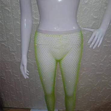 European and American hot-selling high-quality women's trousers with metallic sequins and diamonds