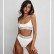 New women's super sexy granular hot diamond sling tube top suit