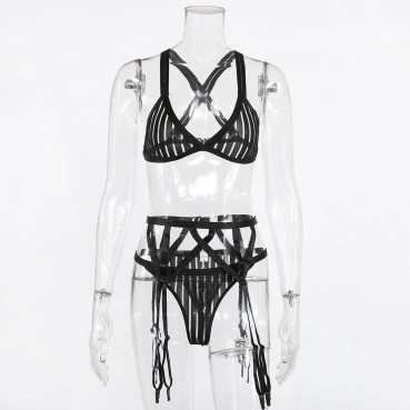 New product sexy sexy lace women's split sexy lingerie three sets
