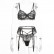 2021 new European and American women's fake 3-piece lace sexy suit 14585