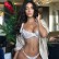 European and American women's crochet lace see-through bow sexy lingerie set