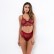 Hot selling sexy women's lace lace eyelashes love mesh panties set