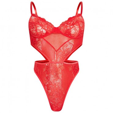New sexy lace stitching body shaping one-piece women's clothing