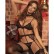 New women's sexy lingerie lace perspective three-piece suit