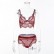 Hot selling sexy women's lace lace eyelashes love mesh panties set