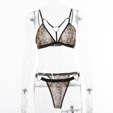 Hot sale summer new fashion women's sexy leopard print sling base suit