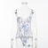 European and American hot-selling women's classic embroidered mesh ties cross waist new one-piece underwear