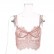 European and American spring and autumn women's lace sexy vest and eyelash sling sexy hollow top