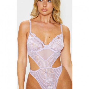New sexy lace stitching body shaping one-piece women's clothing