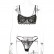 European and American women's hot summer new product lace crochet sexy lingerie set in stock