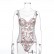 Spring new lace flower mesh bandage one-piece wholesale