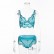 Hot selling sexy women's lace lace eyelashes love mesh panties set