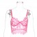 European and American spring and autumn women's lace sexy vest and eyelash sling sexy hollow top