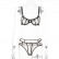Hot-selling women's lace emotional stitching sexy underwear suit in stock