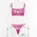 Hot sale lace eyelash lace women's sexy lingerie set