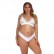 European and American women's plus size sexy lace lingerie top
