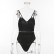 Women's lace triangle shoulder strap perspective line sexy bottoming bodysuit