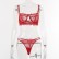 Hot sale lace eyelash lace women's sexy lingerie set