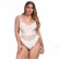 European and American women's plus size sexy lace lingerie top