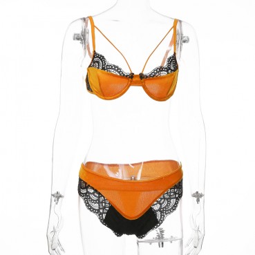 Autumn and winter new women's sexy lace velvet sexy one-piece