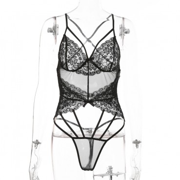Hot selling sexy lace lace sexy lace-up women's clothing wholesale 10610