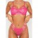 Hot-selling hot style sexy lace pattern steel ring women's split sexy lingerie set