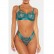 Hot-selling hot style sexy lace pattern steel ring women's split sexy lingerie set