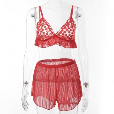 Net celebrity hot style European and American women's home comfort pajamas