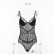 Explosive women's sexy heavy craft lace small mesh embroidery sexy lingerie one-piece 4168