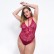 European and American women's plus size sexy lace sexy one-piece underwear