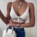 Ladies' hot summer new product lace crochet sling top sexy lingerie