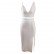 2021 new fashion sexy skirt suit summer Europe and America temperament split deep V sling women's bandage two-piece suit