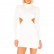 Autumn and winter European and American long-sleeved half-high neck bandage dress, independent stand waistless party dress women