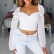 Europe and America Spring 2021 New Mesh Bar Party Bandage Banquet Long Sleeve Top
