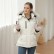 Parker down jacket women's new hooded fox fur collar European and American lightweight casual thickened winter jacket