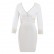 2021 new high-end temperament women's professional OL bag hip skirt tight-fitting sexy ladies three-quarter sleeve bandage dress