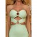 European and American wrapped chest sexy dress skirt bandage skirt nightclub hollow mini dress women's summer