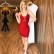 European and American exports of high-end women's sexy sling hollow dress elastic bandage banquet evening dress bag hip skirt