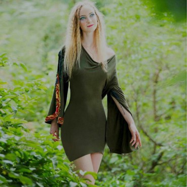 New autumn sexy dress with backpack buttocks hit color women's dress